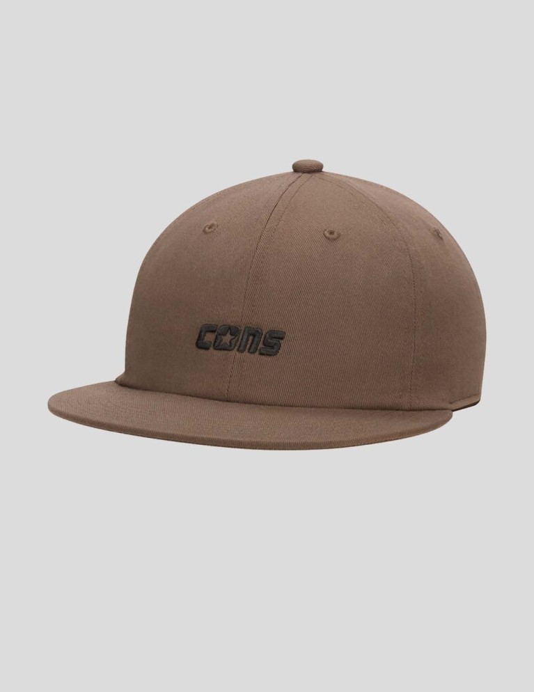 Cappello CONVERSE con cappuccio 6 pannello marrone
